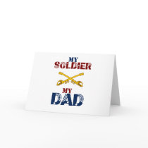My Soldier My Dad Cav Greeting Card