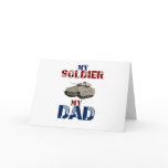 My Soldier My Dad Tank Greeting Cards