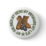 My Soldier My Hero My Husband MyLife Pin