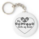 My Soldier Stole My Heart Key Chain
