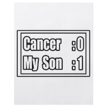 My Son Beat Cancer (Scoreboard) Full Color Flyer