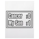 My Son Beat Cancer (Scoreboard) Letterhead Design