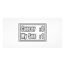 My Son Beat Cancer (Scoreboard) Photo Cards