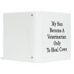 My Son Became A Veterinarian Only To Heal Cows binders