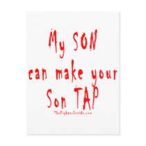 My son can make your son tap out postcards by tshirtinsanity My son can make your son tap out postcards