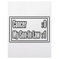 My Son-in-Law Beat Cancer (Scoreboard) Personalized Letterhead