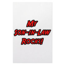 My Son-In-Law Rocks stationery