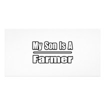 My Son Is A Farmer photo cards by Farmer_Shirts My Son Is A Farmer photo cards