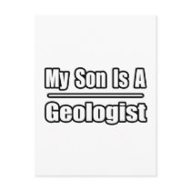 My Son Is A Geologist postcards