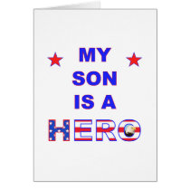 My Son Is A Hero Card