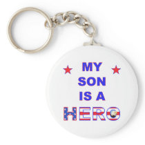My Son Is A Hero Keychains
