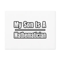 My Son Is A Mathematician postcards by Mathematician_Shirts My Son Is A Mathematician postcards