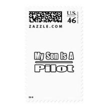 My Son Is A Pilot Postage Stamps