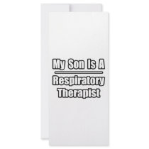 My Son Is A Respiratory Therapist Rack Card Design
