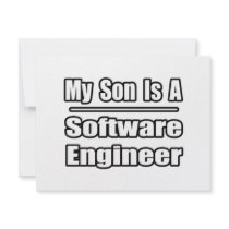 My Son Is A Software Engineer Personalized Invitation