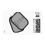 My Son is a Soldier Dog Tags postage