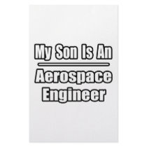 My Son Is An Aerospace Engineer Stationery Design