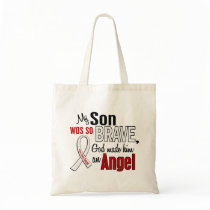 My Son Is An Angel Lung Cancer bags by awarenessgifts My Son Is An Angel Lung Cancer bags