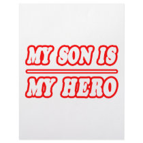 My Son Is My Hero letterhead