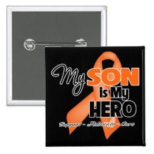 My Son is My Hero - Leukemia Pins