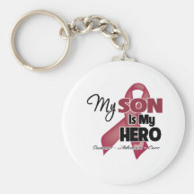My Son is My Hero - Multiple Myeloma Keychains