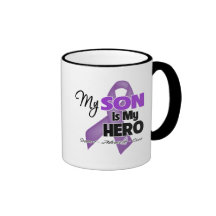 My Son is My Hero - Purple Ribbon Coffee Mug