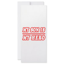 My Son Is My Hero rack cards