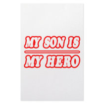 My Son Is My Hero stationery