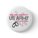 My Son my Hero Army buttons