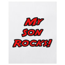 My Son Rocks flyers by Proud_Son_Shirts My Son Rocks flyers