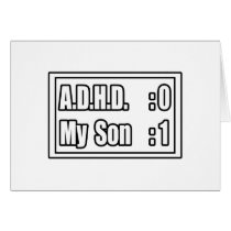 My Son's Beating A.D.H.D. (Scoreboard) Cards