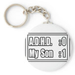 My Son's Beating A.D.H.D. (Scoreboard) Key Chain