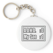 My Son's Beating A.D.H.D. (Scoreboard) Keychains