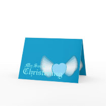 My Son's Christening For Boys-Customize cards