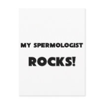 MY Spermologist ROCKS! postcards