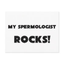 MY Spermologist ROCKS! postcards