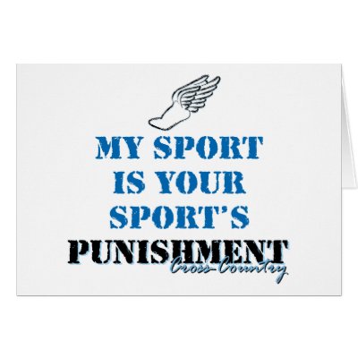 My sport is your sports punishment - CC Greeting Cards by bbdesignsco