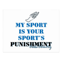 My sport is your sports punishment - CC Post Card