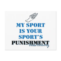 My sport is your sports punishment - CC postcards
