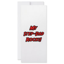 My Step-Dad Rocks rack cards