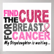 My Stepdaughter is Waiting Breast Cancer Print