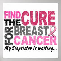 My Stepsister is Waiting Breast Cancer Poster