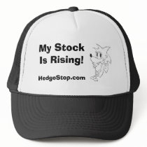 My Stock Is Rising! hats by hedgestop My Stock Is Rising! hats