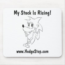 My Stock Is Rising! mousepads by hedgestop My Stock Is Rising! mousepads