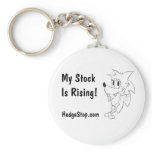 My StockIs Rising! Keychain