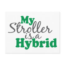 My Stroller is a Hybrid Post Card