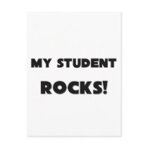 MY Student ROCKS! postcards by professions MY Student ROCKS! postcards