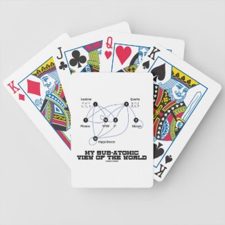 My Sub-Atomic View Of The World (Higgs Boson) Deck Of Cards