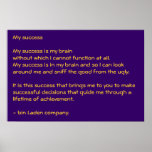 My success - Customized posters