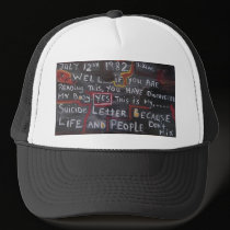 My Suicide Letter Hat